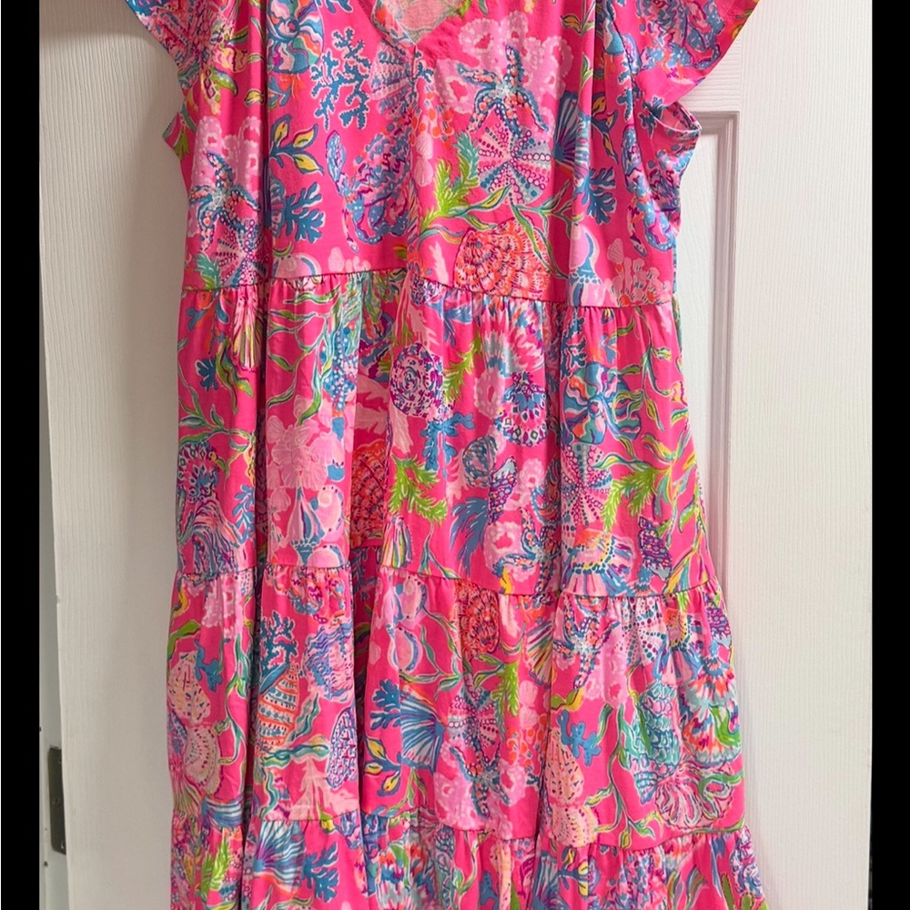 NWT Women’s Lilly Pulitzer Kawai Flutter Sleeve Dress